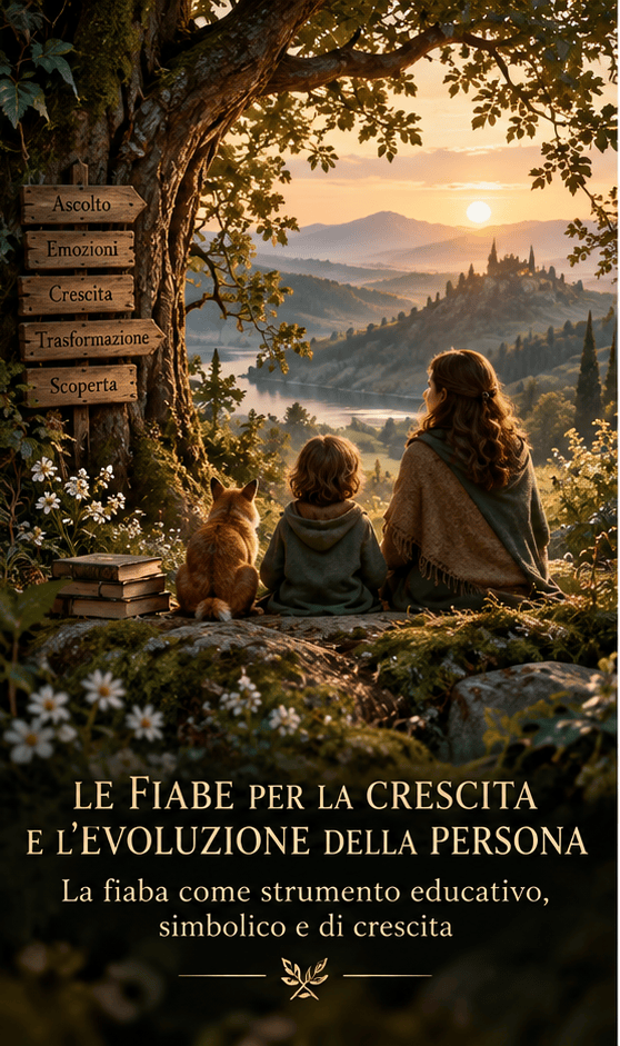 📖 **LE FIABE NON APPARTENGONO SOLTANTO ALL'INFANZIA**

Ci accompagnano quando siamo bambini, ma possono continuare a parlarci anche da adulti.

Un bosco da attraversare, una strada da scegliere, un incontro inatteso, una prova da affrontare…

Le fiabe raccontano, attraverso immagini e simboli, esperienze che appartengono alla vita di ciascuno di noi.

Da qui nasce il percorso **“Le fiabe per la crescita e l'evoluzione della persona”**, dedicato a chi desidera approfondire il valore educativo, simbolico ed evolutivo della narrazione.

Due moduli, dedicati al bambino e all'adulto, che possono essere seguiti insieme oppure separatamente.

Un viaggio per imparare non soltanto a leggere una fiaba, ma anche ad ascoltare ciò che può risvegliare in noi.

🌿 Tutte le informazioni sul percorso sono disponibili su Fiabe in Costruzione.